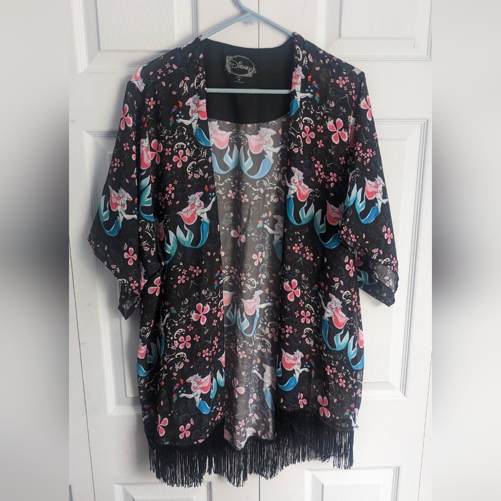 Disney The Little Mermaid Ariel Watercolor Kimono Medium
